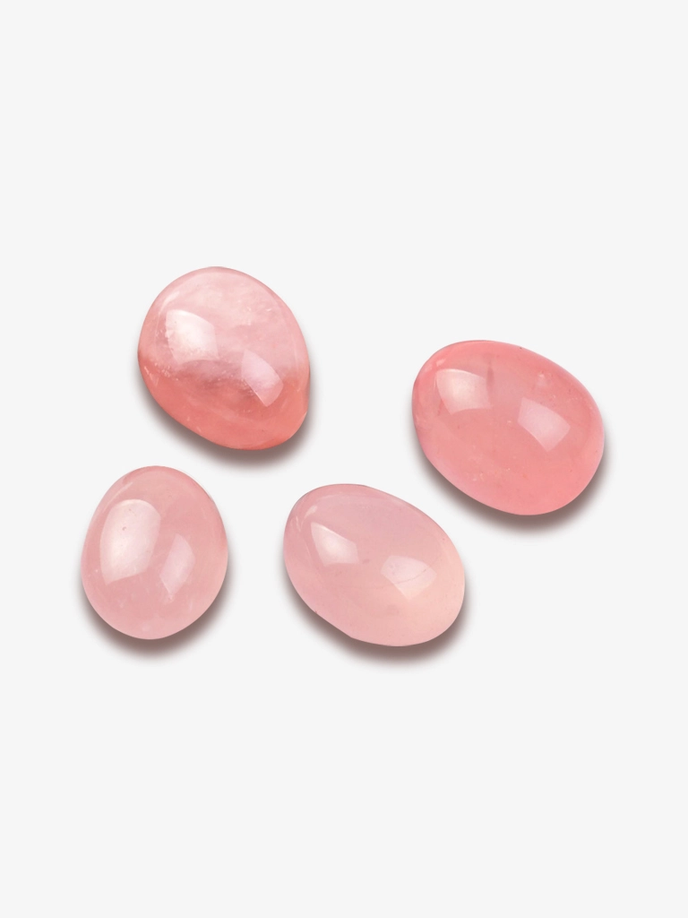 İşlenmiş Pembe Kuvars Taşı