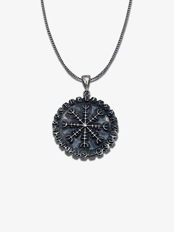 Vegvisir Gümüş Kolye